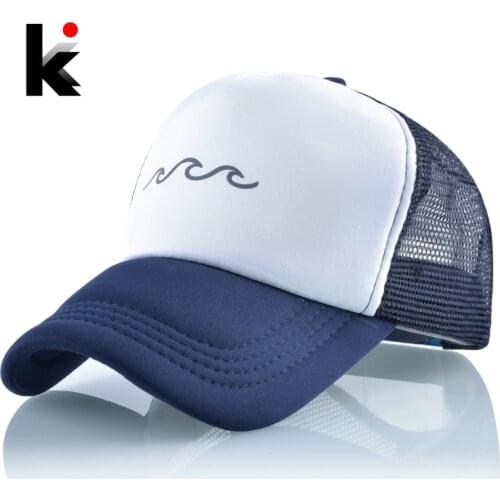 Trucker Hat For Men Women Summer Breathable Mesh Baseball Caps Unisex Snapback Hip Hop Bones Fashion Streetwear baseball Hats