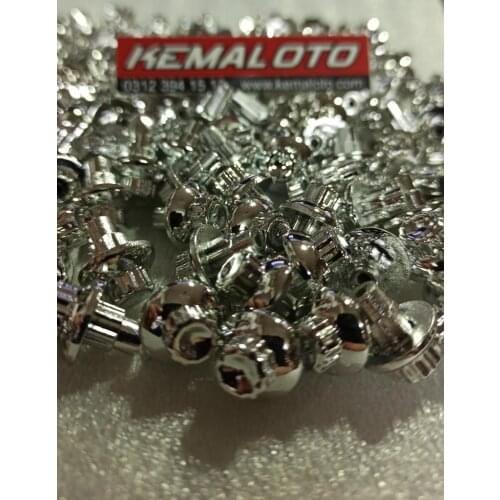 BBS Crome Wheel Screw Chrome Rivet Bolt wheel spare wheel rivets wheel cover lip screw bolts 120 Pcs