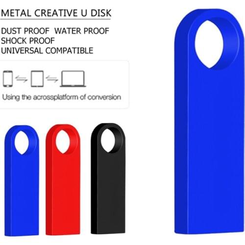 Metal usb flash drive 128GB 64GB pen drive pendrive флешка 32GB 16GB memoria cel usb stick 8GB 4GB u disk gift Custom logo