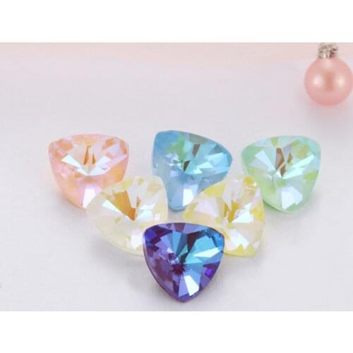 DIY Crystal Stones Mocha Colors Pointback Glue On Nails Rhinestones High Quality Glass Fancy Stones Clothes Decoration Crystal