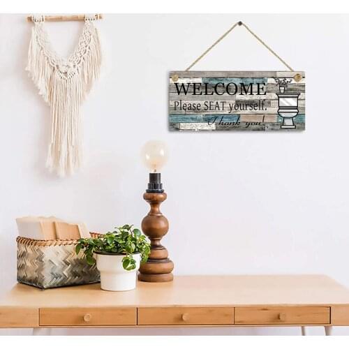 And Signs Restaurant Art Handmade Bar Sign Hanging Printed Wood Farmhouse Wooden Kitchen