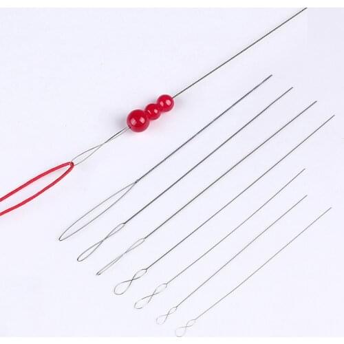 1Pcs Beading Needles for DIY Beads Bracelet Necklace Making Supplies Open Beaded Needle Pins Handmade Jewelry Tools