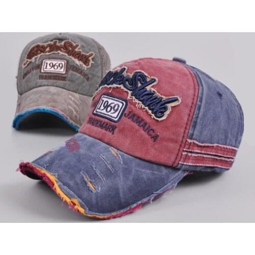 Spring summer Fashion Vintage Baseball Cap Casual Washed Cotton Snapback Embroidery Caps For Men Women Fashion Hat Unisex gorras