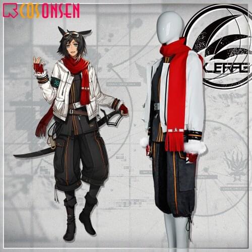 Arknights Courier Cosplay Costume Combat Uniform Halloween Outfits Rhodes Island Version Full Set COSPLAYONSEN Custom made