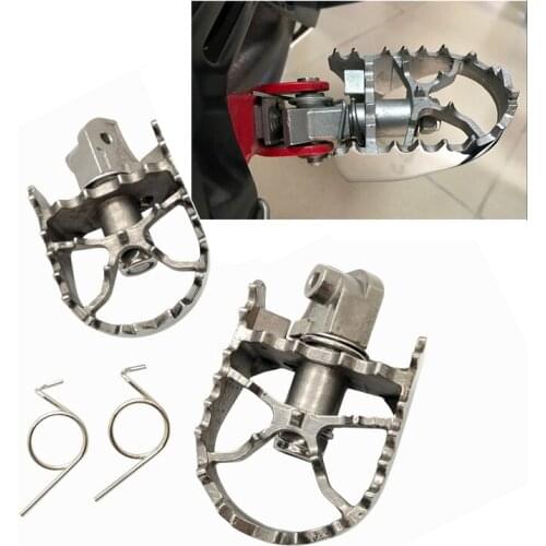 TRK502X Motorcycle Non-Slips Footrest Foot Peg Pedals Adjustable Footpegs Widen Foot Rest for Benelli TRK502 X / TRK 502 X