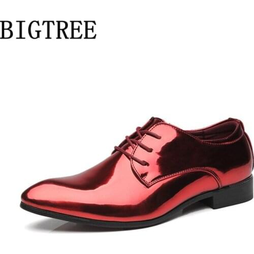 Men Pointed Toe Dress Weddings Shoes British Mens Shoes Formal Coiffeur Party Shoes Men Elegant Luxury Brand Chaussure Homme