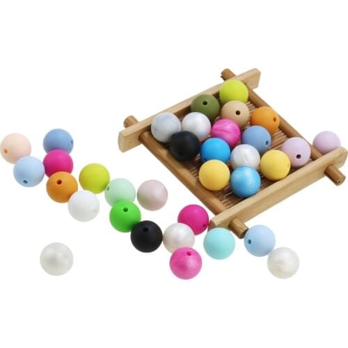 Food Grade BPA Free Chewing Flower Soft Loose Silicone Baby Teething Beads