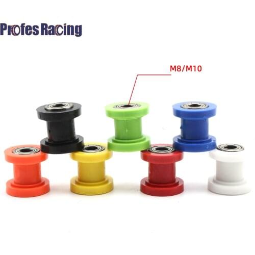 8/10mm Wheel Tensioner Guide Drive Chain Roller Pulley For ATV CRF CR XR Enduro Motorcycle Motocross Dirt Bike