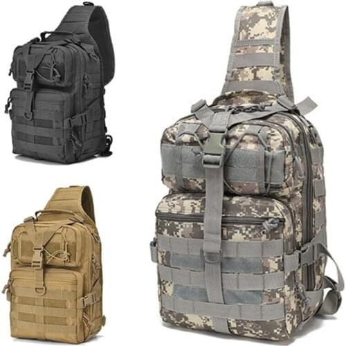 Casual Messenger Bag 3P Attack Backpack Multifunctional Camouflage Outdoor One-shoulder Tactical Bag Hiking Big Chest Bag