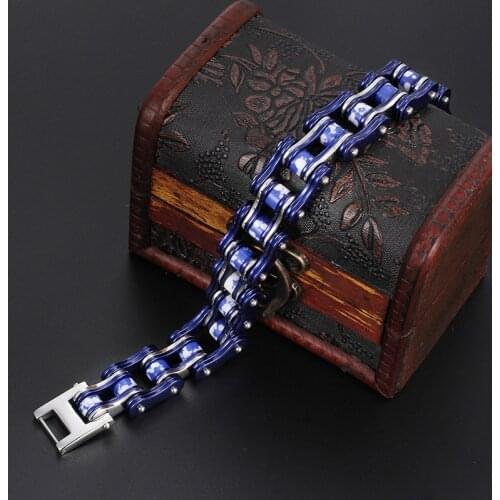 Selling stainless steel motorcycle bracelet titanium steel bicycle bracelet men domineering jewelry