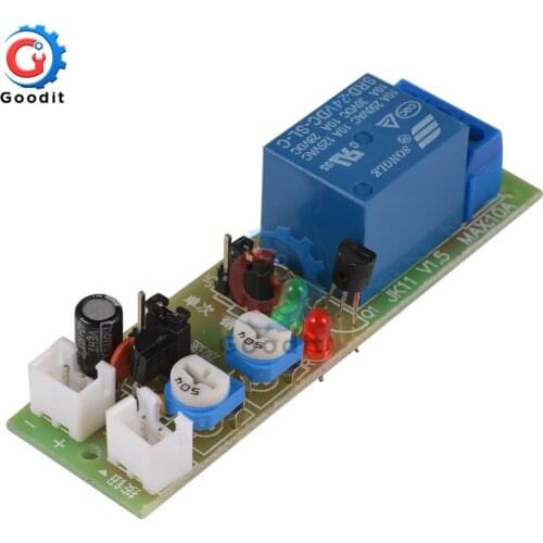 Adjustable Cycle Timer Delay On/Off Switch Power Supply Relay Module DC 5V 12V 24V Timer Relay Module with Cable