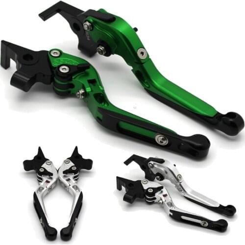 With logo Motorcycle Frame Ornamental Foldable Brake Handle Extendable Clutch Lever For DUCATI MONSTER M900 ST2 ST4/S/ABS