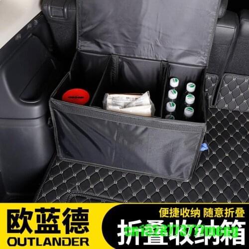 Car trunk storage bag environmental protection super durable folding cargo storage box car truck For Mitsubishi Outlander