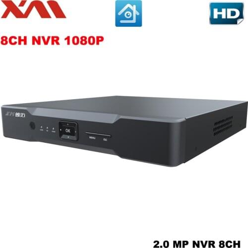 XM Mini NVR Full HD 8 Channel Security CCTV NVR 1080P 8CH ONVIF 2.0 For IP Camera System 1080P With Radiator