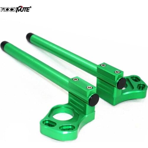 Front Fork Tube Clip On Handlebar For Kawasaki EX300 Ninja300 2013-2017, EX250 Ninja250R 2008-2012 Split Handle Bars & Riser