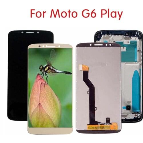 5.7"Tested Screen For Motorola Moto G6 Play XT1922 LCD Display With Touch Screen Digitizer Assembly Replacement For Moto G6 Play