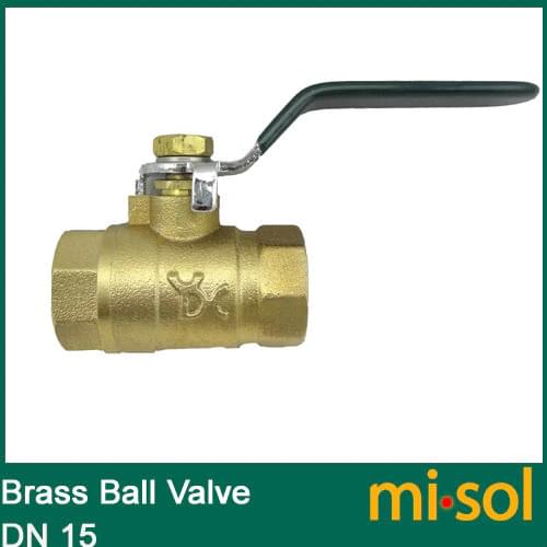 1 pcs of Brass ball valve, 1/2", 2 way DN15