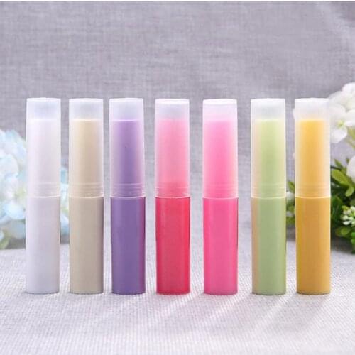 10 Pieces 4ml Empty Lipstick Lip Balm Lip Gloss Tubes Refillable Plastic Pipe Bottle Containers DIY Chapstick
