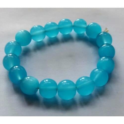 12 pcs Vintage Bracelets Charm blue color glass beads Jewelry