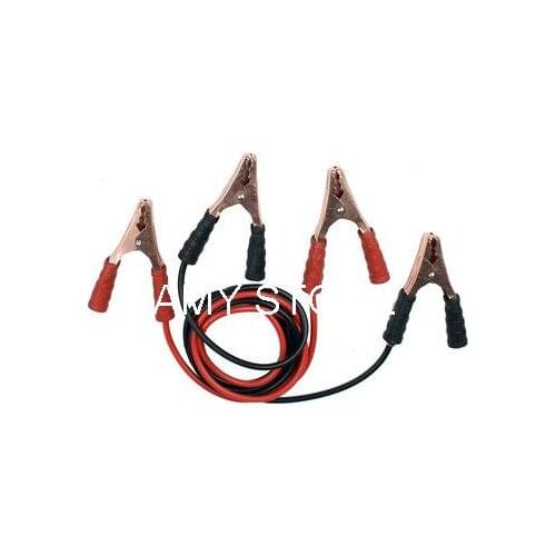 50AMP Alligator Clip Battery Booster Cable Black Red