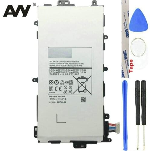 AVY SP3770E1H Battery For Samsung Galaxy Note 8.0 Tab GT-N5100 GT-N5110 N5120 Replacement Tablet Batteries 4600mAh