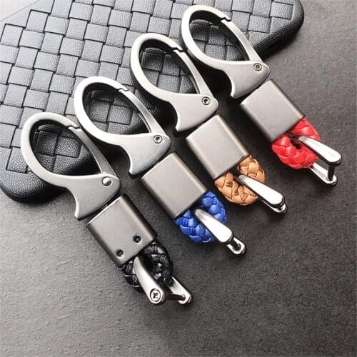 Car Key Holder Key Rings Key Chain Buckle Keychain Car Keyring Gift Creative Auto Accessories Keychain Car Color Keychain Ring