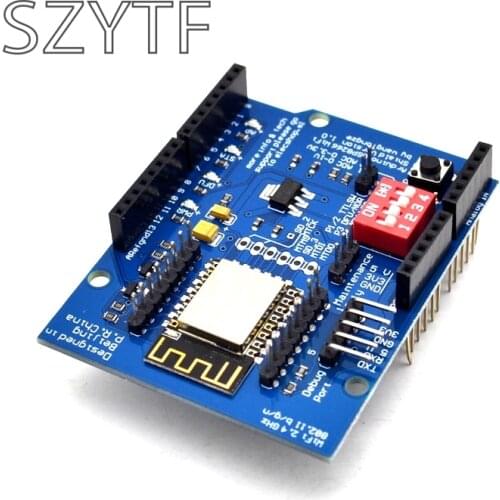 ESP8266 Web Sever serial WiFi expansion board shiled ESP-12E for arduino R3 diy