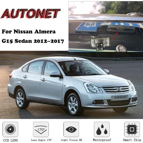 AUTONET Backup Rear View camera For Nissan Almera G15 Sedan 2012 2013 2014 2015 2016 2017 CCD/Night Vision/parking Camera