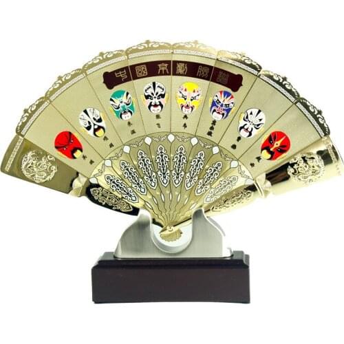 Chinese Special Gifts Beijing Special Crafts Beijing Opera Facial Makeup Ornaments Business Foreign Affairs Gifts chinese fan