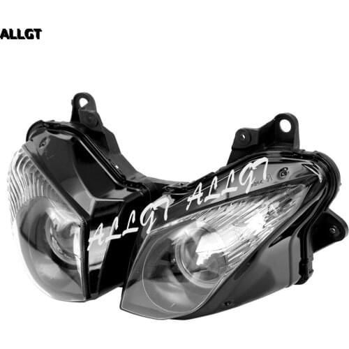 ALLGT Motorcycle Front Headlight Head Lamp Assembly Set For KAWASAKI 2009 2010 2011 Ninja ZX6R