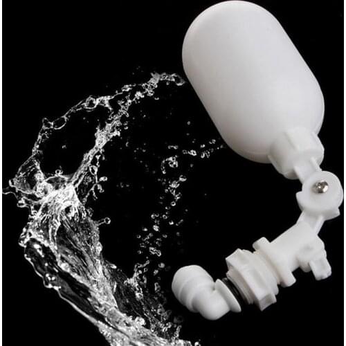 Hot! Water Tank 1/2'' 3/4'' Inch White Plastic Adjustable Auto Fill Float Ball Valve Water Control Switch For Water Tower 1pc