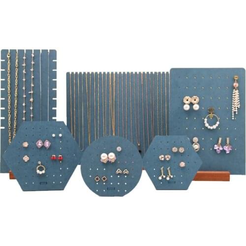 Mannequin Diatom plate Ring Pendant Bracelets Earrings Organizer Necklace Jewelry Display Stand Holder Rack Showcase Plate Shelf