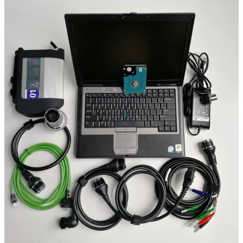 MB Star C4 SD C4 compact 4 V06.2021 software in 320Gb HDD D630 4G used laptop for mercedes Scanner Auto Repair Diagnosis tool