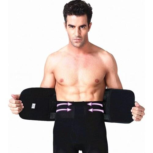 NINGMI Slimming Modeling Belt Shaper Mens Males Waist Trainer Firm Sticker Weight Loss Belly Strap Corset Body Shapewear Cincher