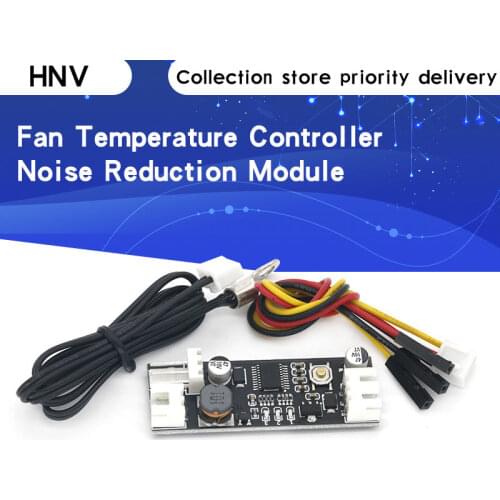 12V 0.8A DC PWM 2-3 Single Wire Fan Temperature Control Speed Controller Chassis Computer Noise Reduction Module NTC B50K 3950