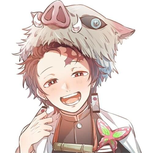 Three Ratels wall stickers for girls Japanese anime Car Stickers Anime Vinyl Stickers Decorative Waifu Cartoon