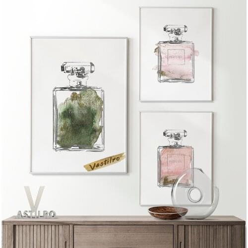 Perfumes Illustration Print Poster Wall Art Decorate Gift Canvas High Quality Modern Home Decor Bedroom Painting Wall Stickers
