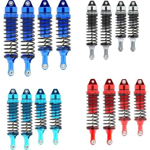 4Pcs Front & Rear All Metal Shock Absorber Damper for 1/10 Traxxas Slash 4x4 4WD Stampede 4x4 Rustler 4x4 VXL Parts