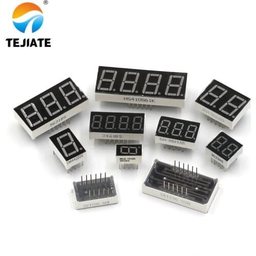 0.56inch LED display 7 Segment 1 Bit/2 Bit/3 Bit/4 Bit Digit Tube Red Common Cathode / Anode Digital 0.56 inch led 7segment