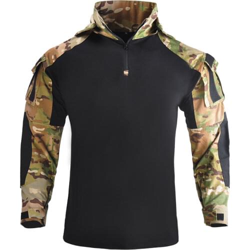 Tactical Hunting Combat Outdoor Tactical Wearing Hoodie Military Army Rapid Assault Camp Camouflage Long Sleeve Multicam Shirt