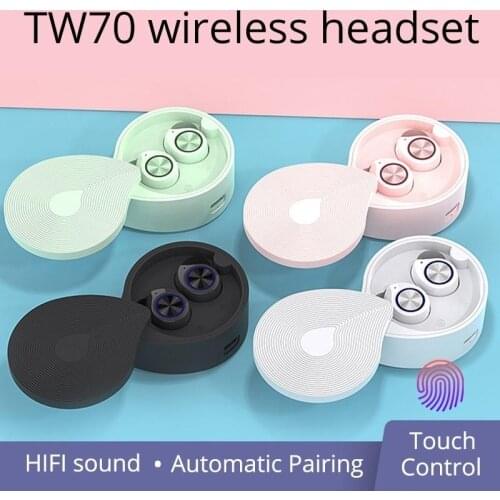 Bluetooth 5.0 TWS Wireless Headphones HIFI Stereo Sports Headphones Handsfree Gaming Headset Earhook