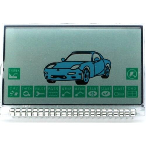 Free shipping russian version EZ-BETA lcd display for Jaguar EZ-BETA lcd remote two way car alarm system