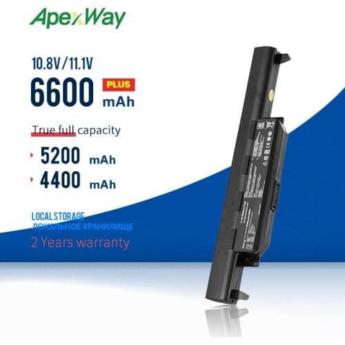 A32-K55 A33-K55 A41-K55 Laptop Battery For ASUS A45 K45 K55 K55A K55DE K55DR K55N K55D K55VD K75 K75A K75D K75V