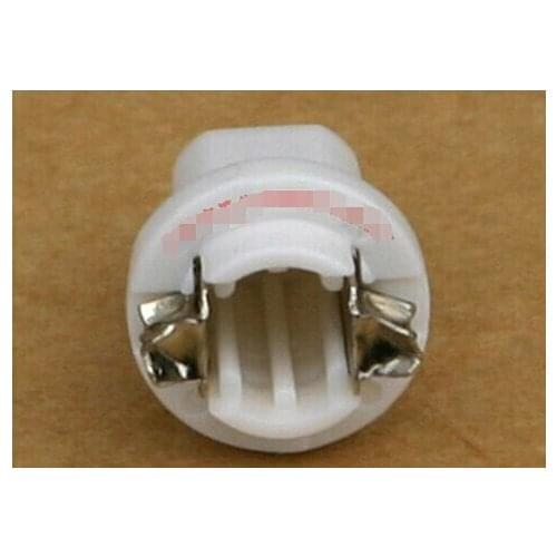 White B8.5 lamp socket adapter for auto light bulb