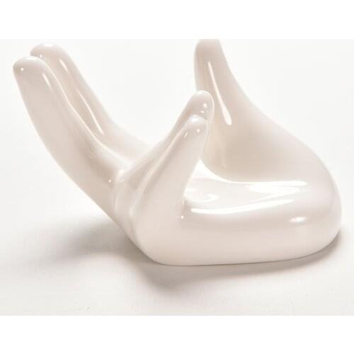 White Porcelain Ceramic Air Plant Tillandsia Holder Flower Office Desk Decor Chic Home Decoration Garden Ornaments