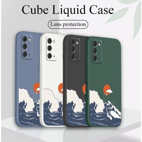 Sunset Phone Case For Samsung Galaxy S21 S20 FE S10 Note 20 10 Ultra Plus A72 A52 A42 A32 A71 A51 A41 A31 A21S Silicone Cover