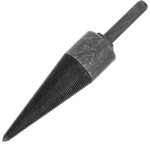 Home Woodworking 32mm Firewood Drill Bit High Hardness Splitting Cone Reamer Punch Drilling Tool