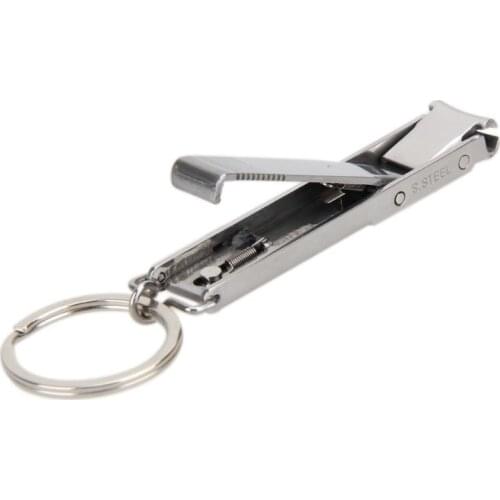 EDC Keychain Tool Foldable Stainless Hand Toe Nail Clippers Cutter Portable Outddor Camping Hiking Travel Tools