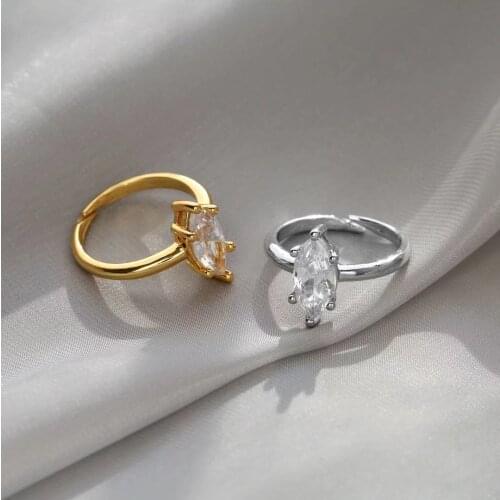 HECHENG,Zircon Ring,Round Diamond Shape Stone Jewelry,Fashion 2021,For Women Romantic Wedding,Wholesale