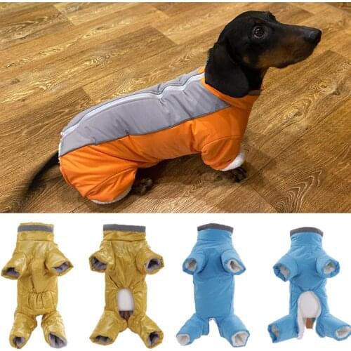 Thcik Warm Male Female Pet Dog Down Jacket for Small Dogs Winter Puppy Cat Bitch Jumpsuit for Yorkies Overalls Mascotas Clothes